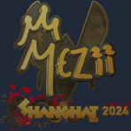 Sticker | mezii (Gold) | Shanghai 2024