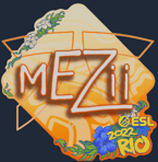 Sticker | mezii | Rio 2022