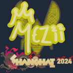 Sticker | mezii | Shanghai 2024