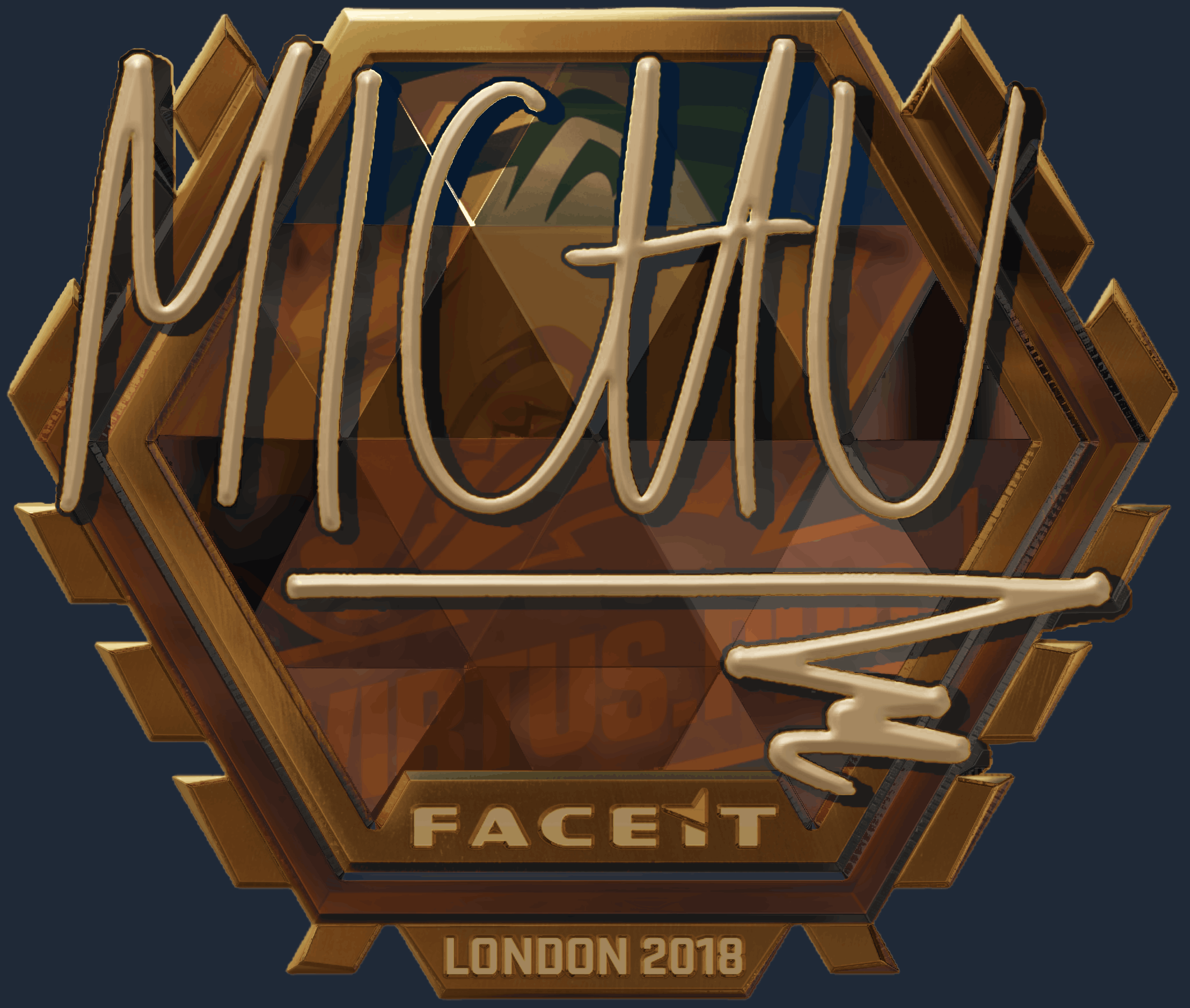 Sticker | MICHU (Gold) | London 2018