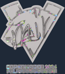 Sticker | mir (Glitter) | Copenhagen 2024