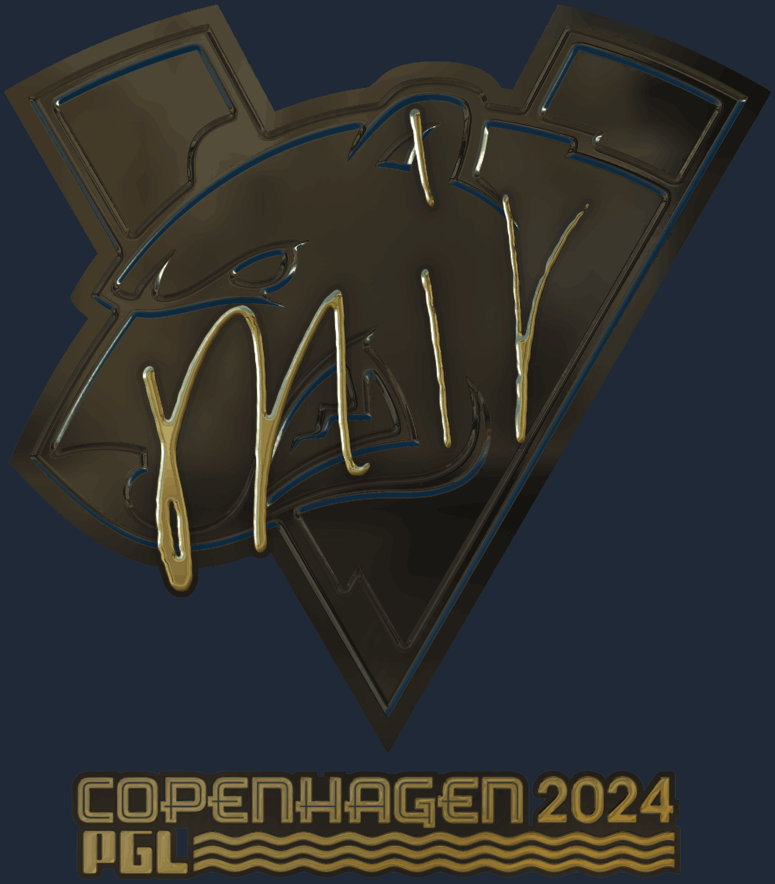 Sticker | mir (Gold) | Copenhagen 2024
