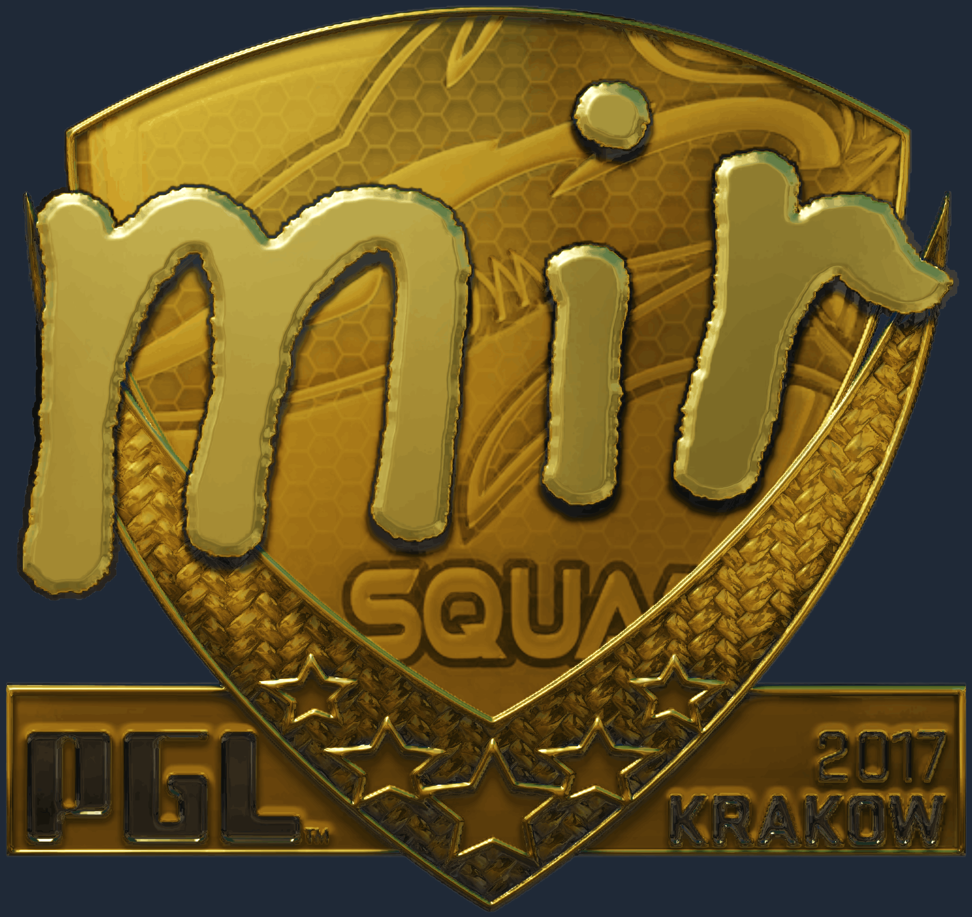 Sticker | mir (Gold) | Krakow 2017