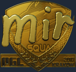 Sticker | mir (Gold) | Krakow 2017