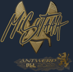 Sticker | misutaaa (Gold) | Antwerp 2022