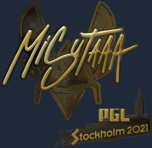 Sticker | misutaaa (Gold) | Stockholm 2021