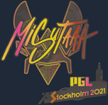 Sticker | misutaaa (Holo) | Stockholm 2021