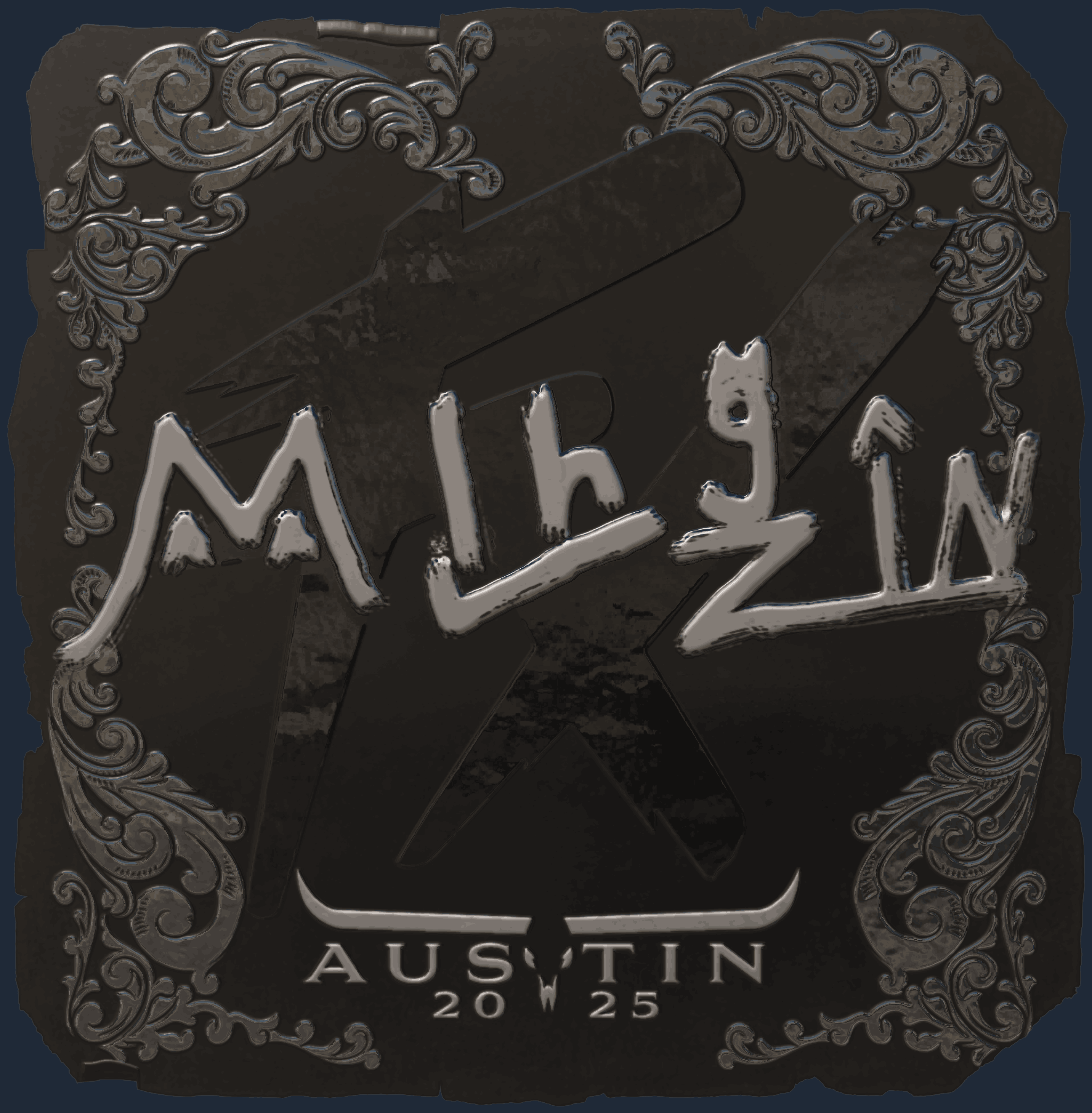 Sticker | mlhzin (Foil) | Austin 2025