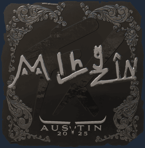 Sticker | mlhzin (Foil) | Austin 2025