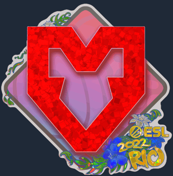 Sticker | MOUZ (Glitter) | Rio 2022