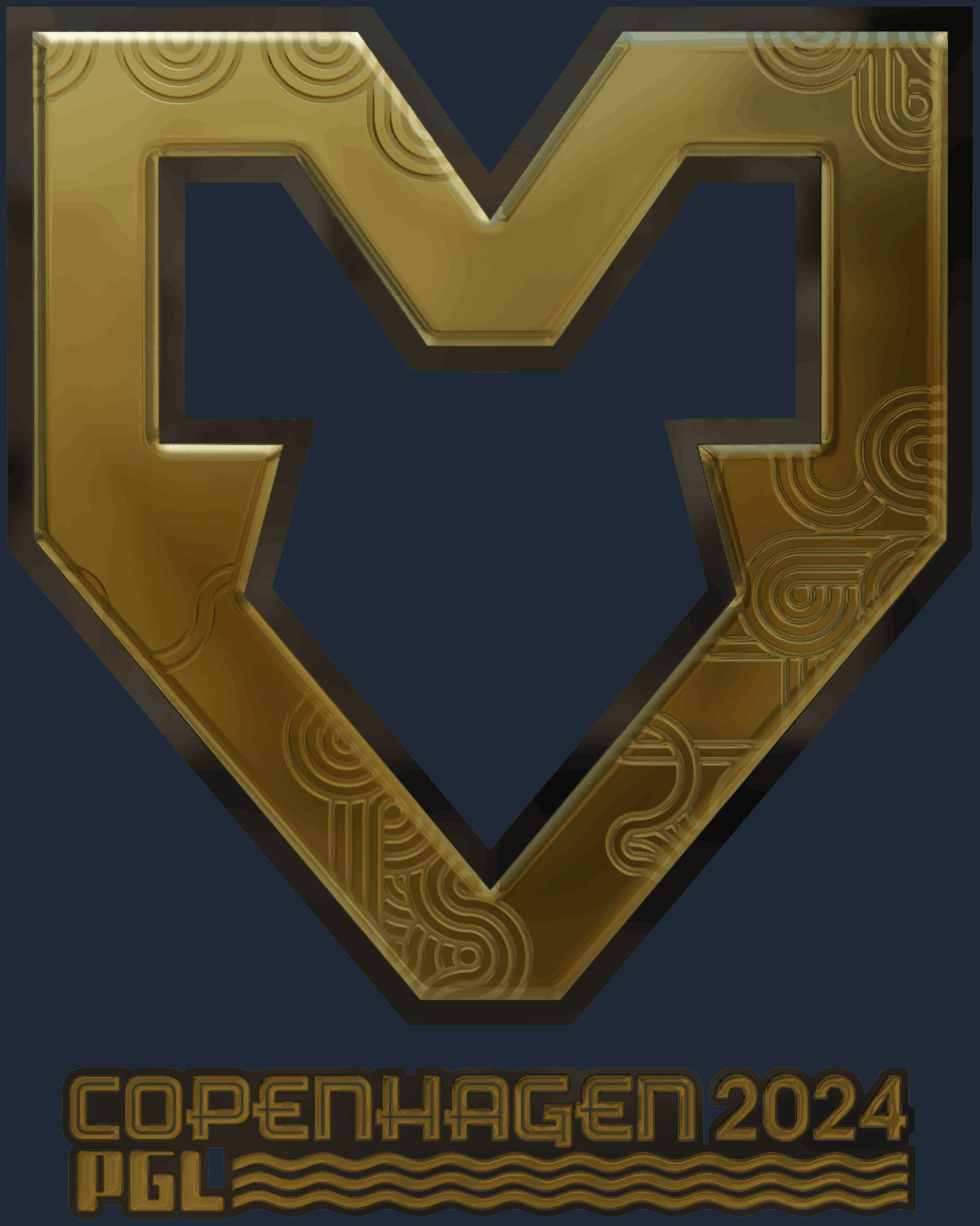 Sticker | MOUZ (Gold) | Copenhagen 2024