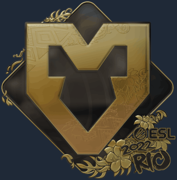 Sticker | MOUZ (Gold) | Rio 2022