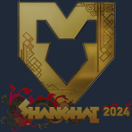 Sticker | MOUZ (Gold) | Shanghai 2024