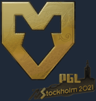 Sticker | MOUZ (Gold) | Stockholm 2021