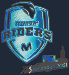Sticker | Movistar Riders (Holo) | Stockholm 2021