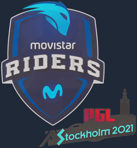 Sticker | Movistar Riders | Stockholm 2021
