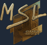 Sticker | MSL (Gold) | Boston 2018