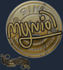 Sticker | mynio (Gold) | Paris 2023 image
