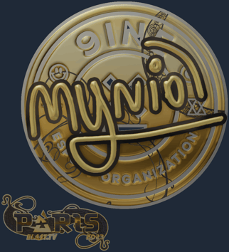 Sticker | mynio (Gold) | Paris 2023