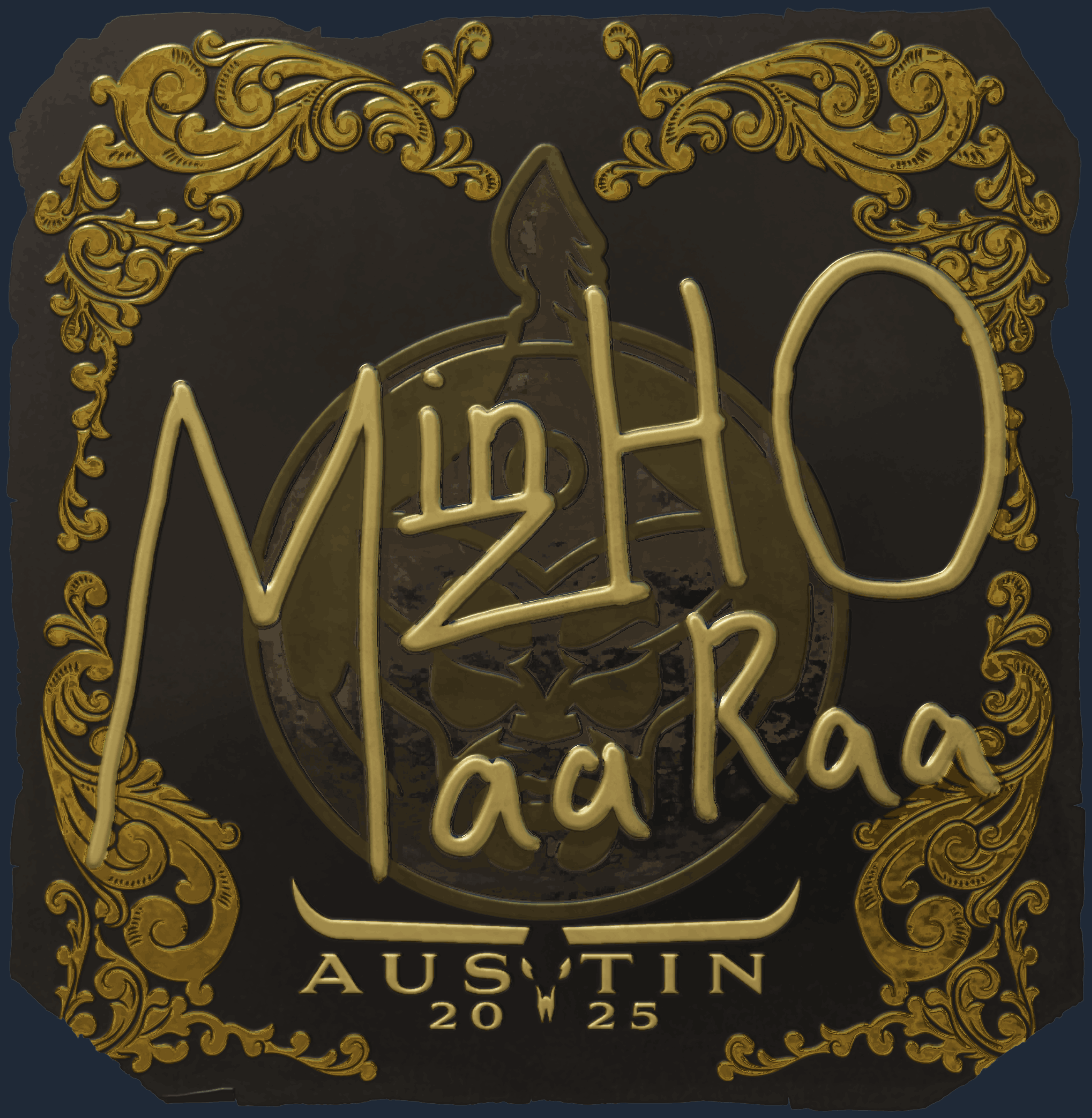 Sticker | mzinho (Gold) | Austin 2025