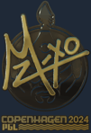 Sticker | mzinho (Gold) | Copenhagen 2024