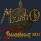 Sticker | mzinho (Gold) | Shanghai 2024 Sticker | mzinho (Gold) | Shanghai 2024 image
