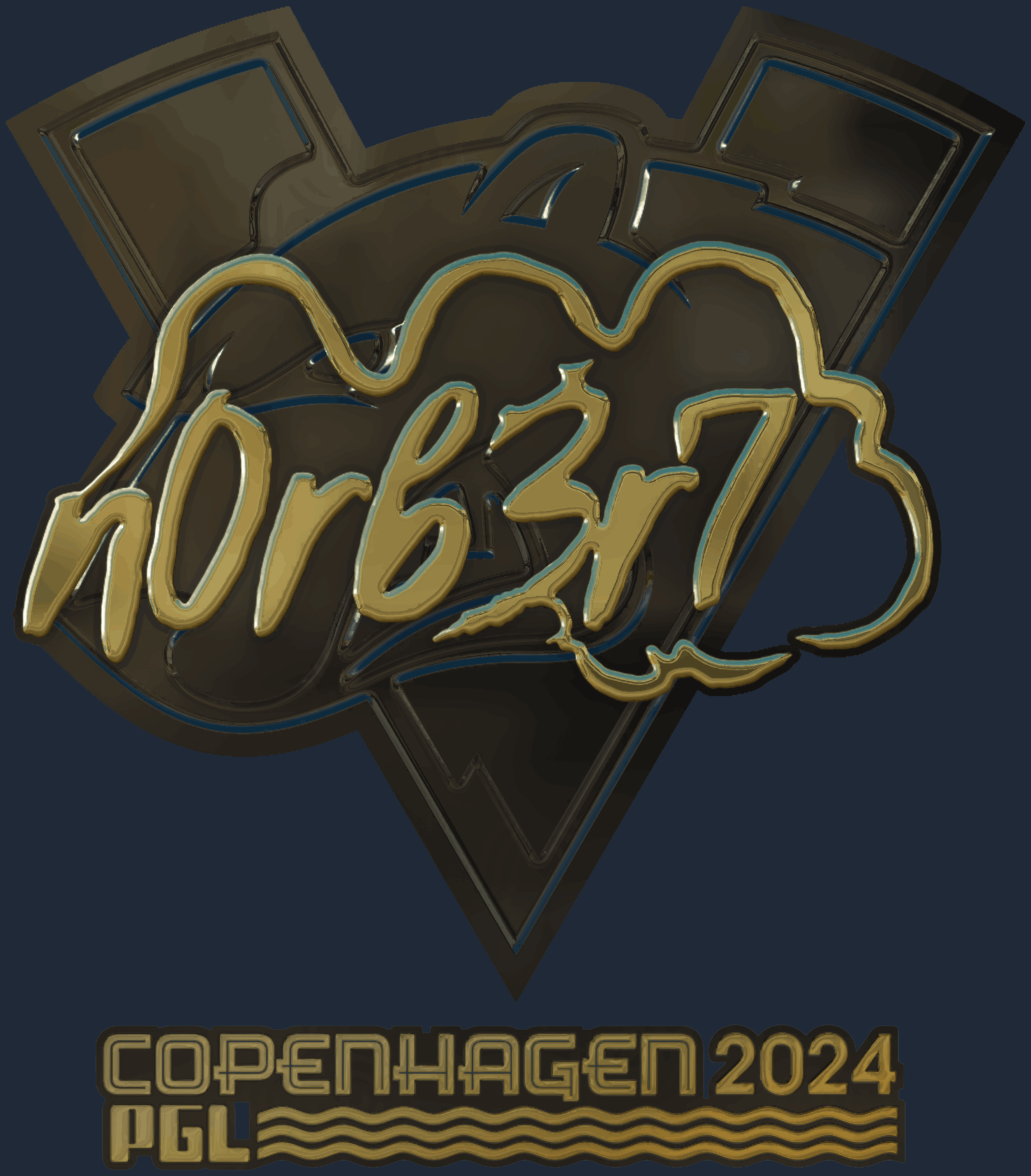 Sticker | n0rb3r7 (Gold) | Copenhagen 2024