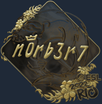 Sticker | n0rb3r7 (Gold) | Rio 2022