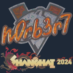 Sticker | n0rb3r7 (Holo) | Shanghai 2024