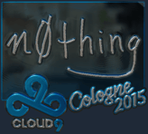 Sticker | n0thing (Foil) | Cologne 2015