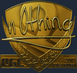 Sticker | n0thing (Gold) | Krakow 2017