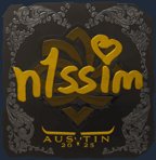 Sticker | n1ssim (Foil) | Austin 2025