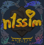 Sticker | n1ssim (Holo) | Austin 2025