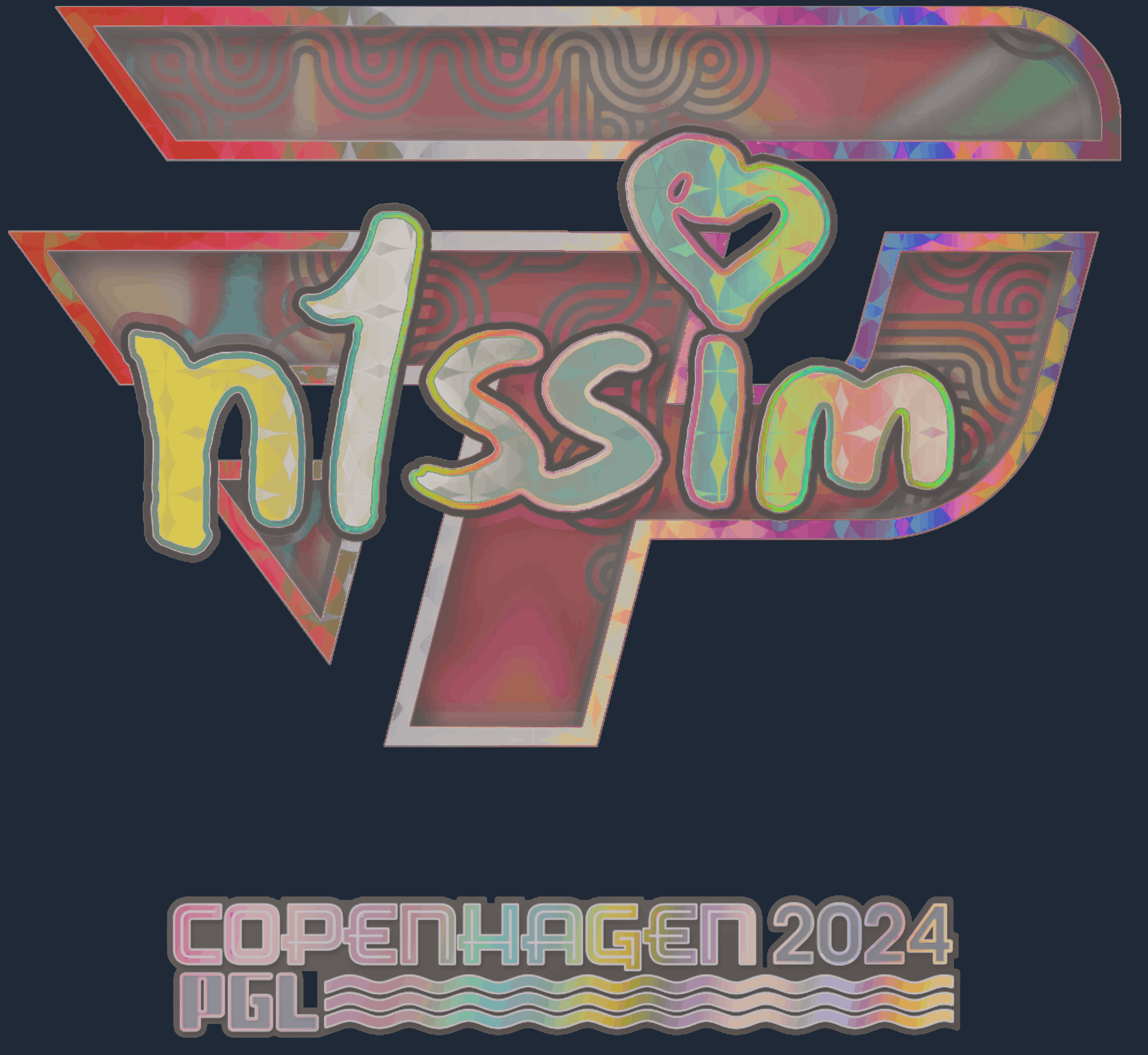 Sticker | n1ssim (Holo) | Copenhagen 2024
