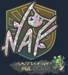 Sticker | NAF (Glitter) | Antwerp 2022