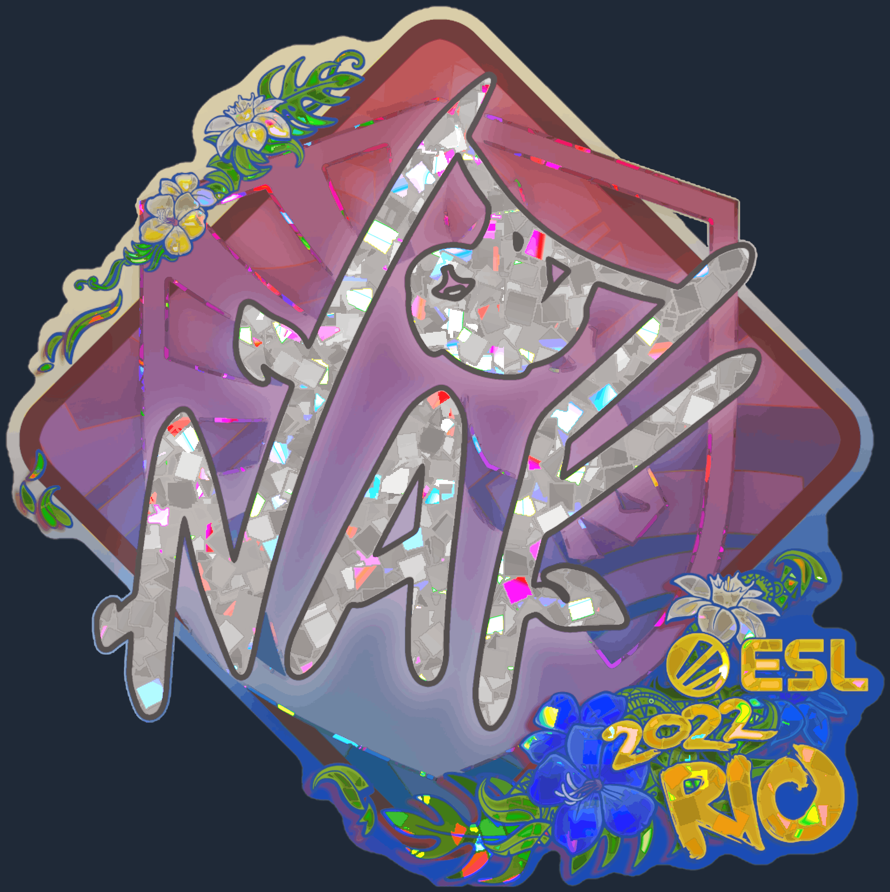 Sticker | NAF (Glitter) | Rio 2022