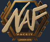 Sticker | NAF (Gold) | London 2018