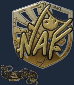 Sticker | NAF (Gold) | Paris 2023