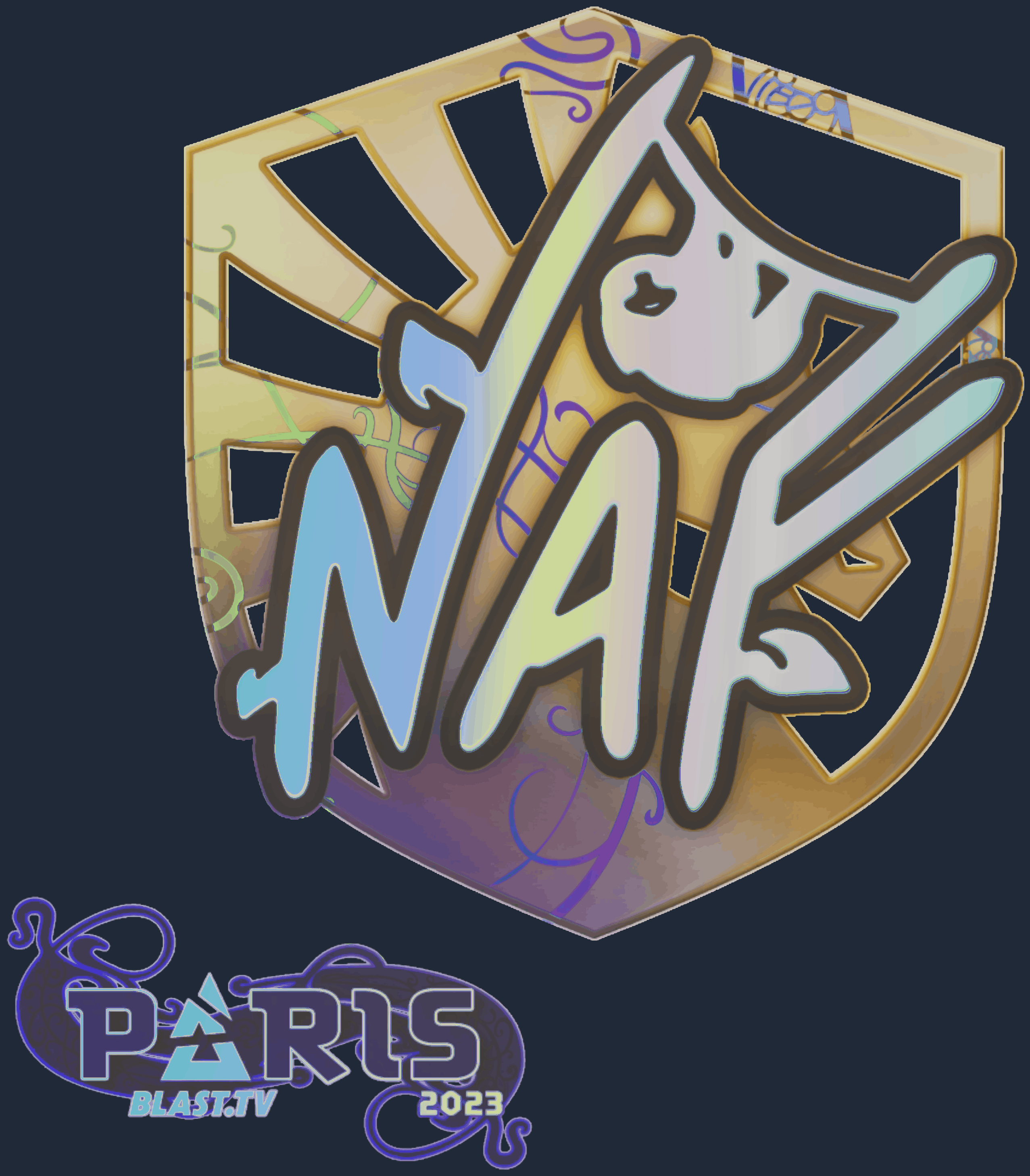 Sticker | NAF (Holo) | Paris 2023