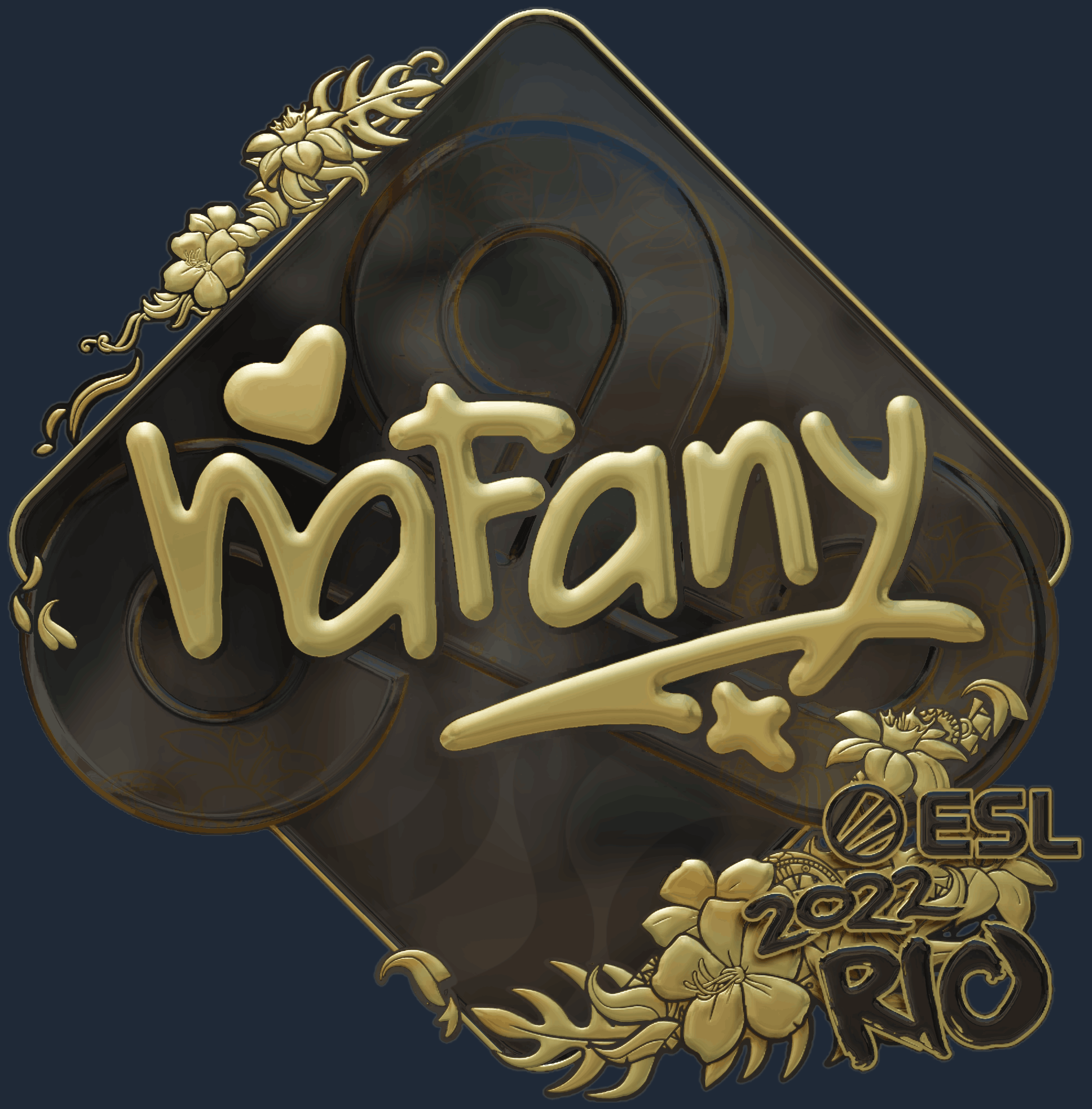 Sticker | nafany (Gold) | Rio 2022