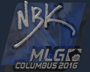 Sticker | NBK- (Foil) | MLG Columbus 2016