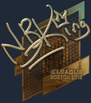 Sticker | NBK- (Gold) | Boston 2018