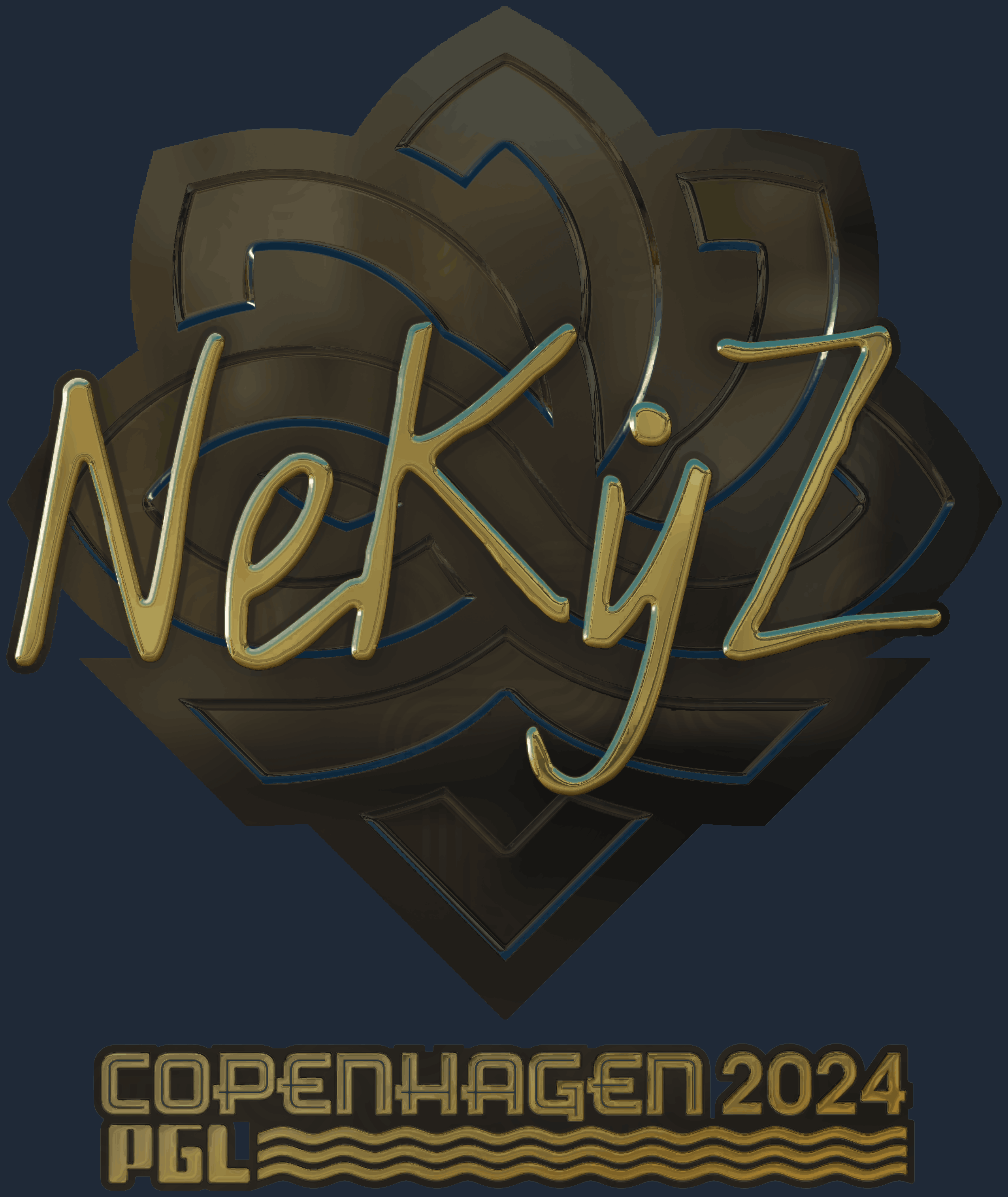 Sticker | NEKiZ (Gold) | Copenhagen 2024