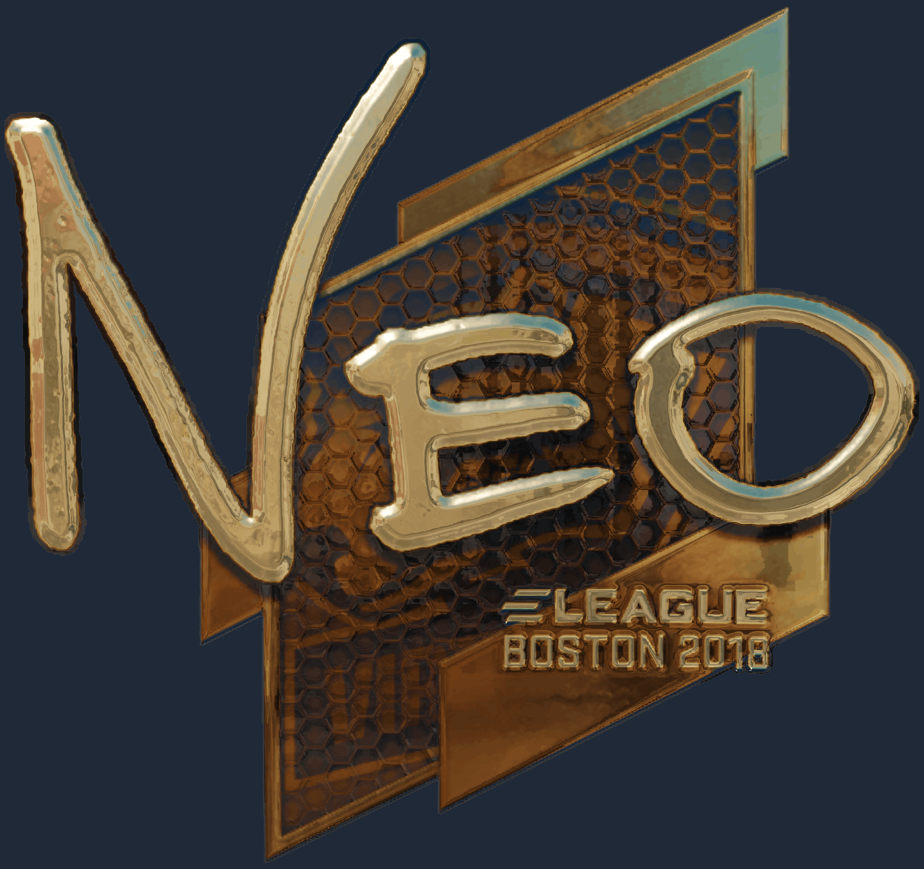 Sticker | NEO (Gold) | Boston 2018