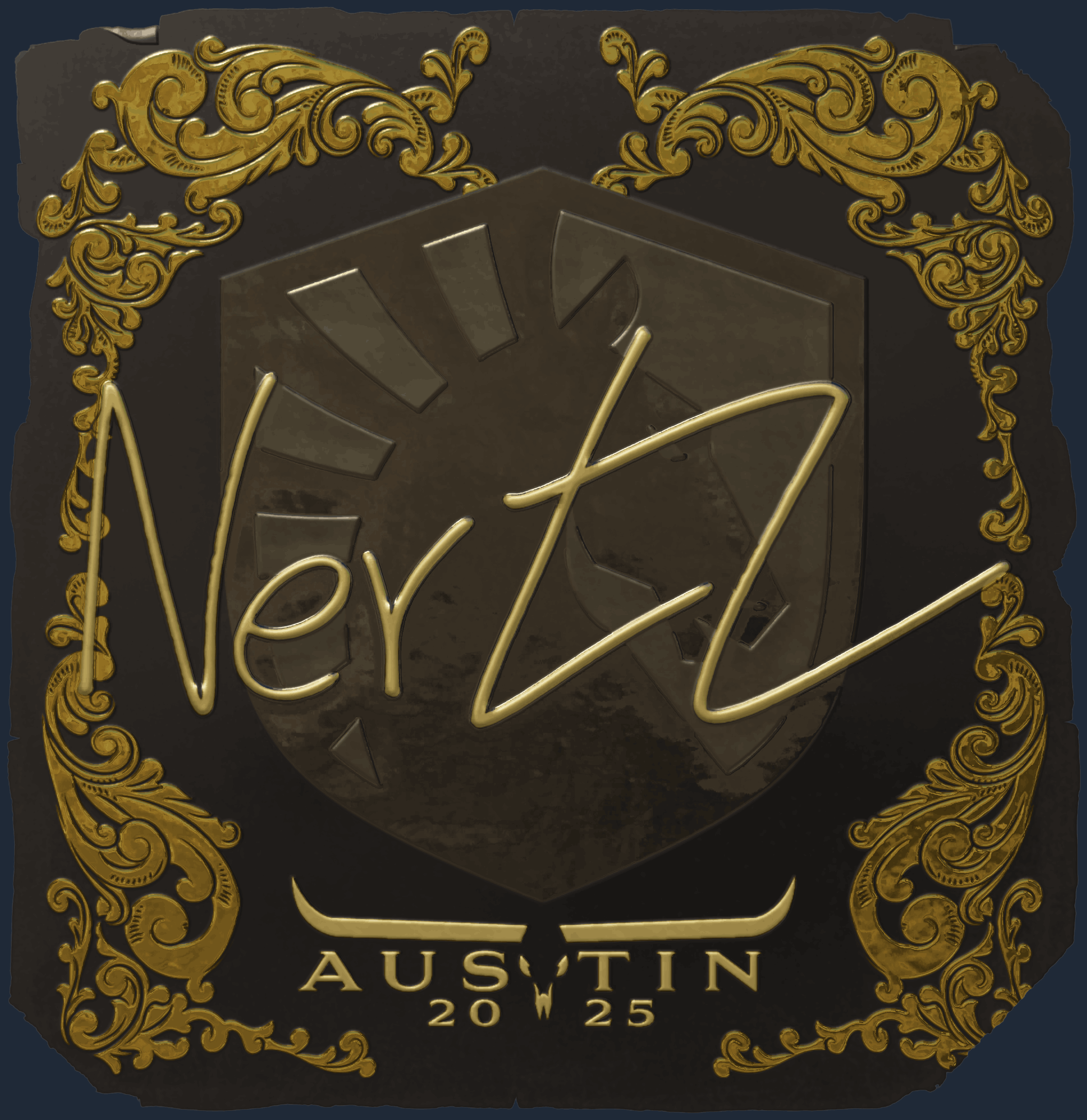Sticker | NertZ (Gold) | Austin 2025