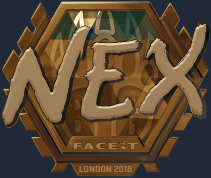 Sticker | nex (Gold) | London 2018