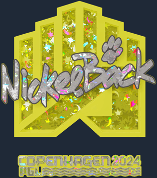 Sticker | NickelBack (Glitter) | Copenhagen 2024