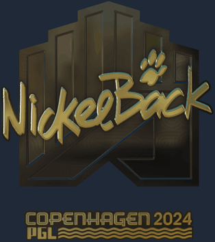 Sticker | NickelBack (Gold) | Copenhagen 2024