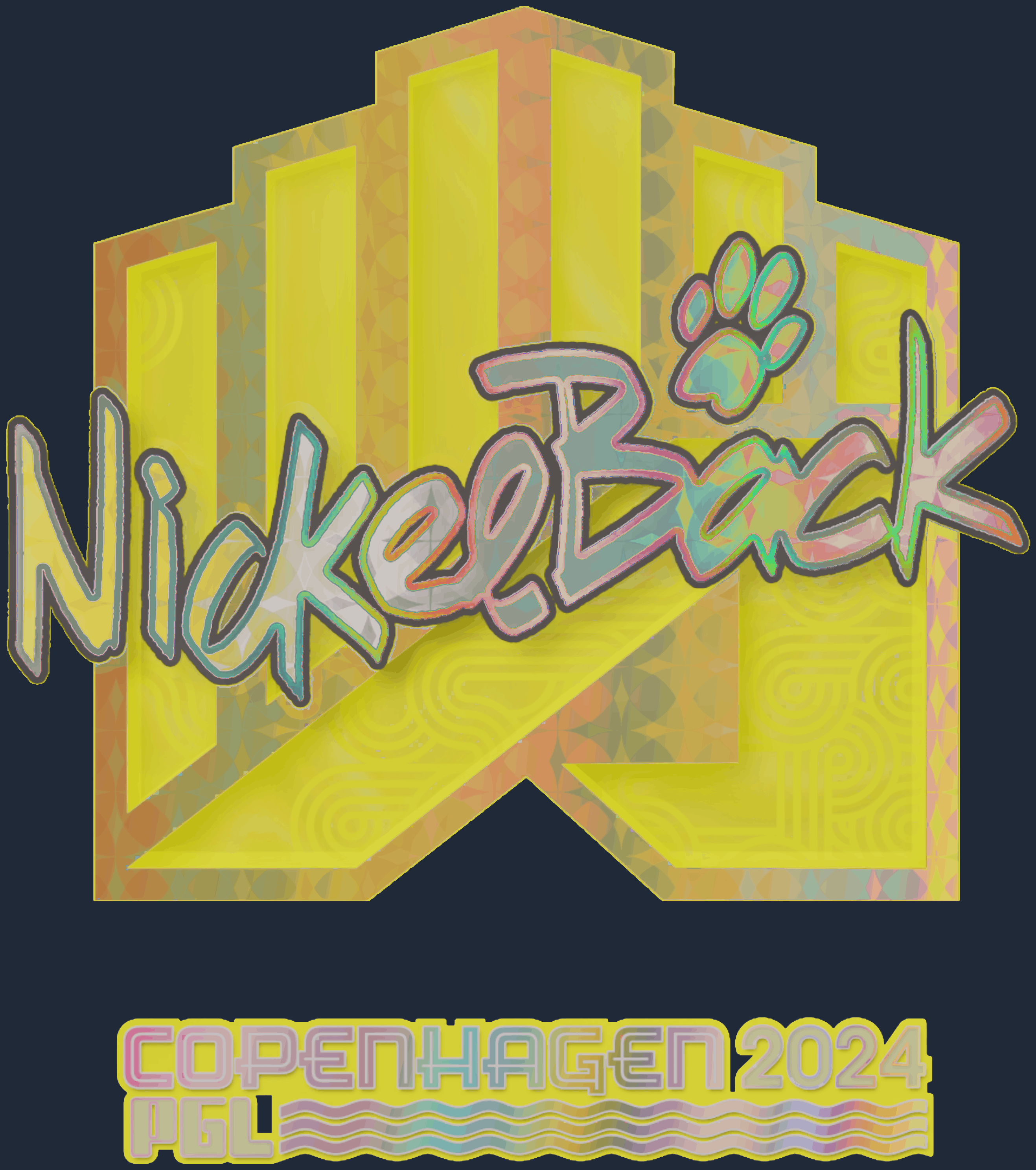 Sticker | NickelBack (Holo) | Copenhagen 2024
