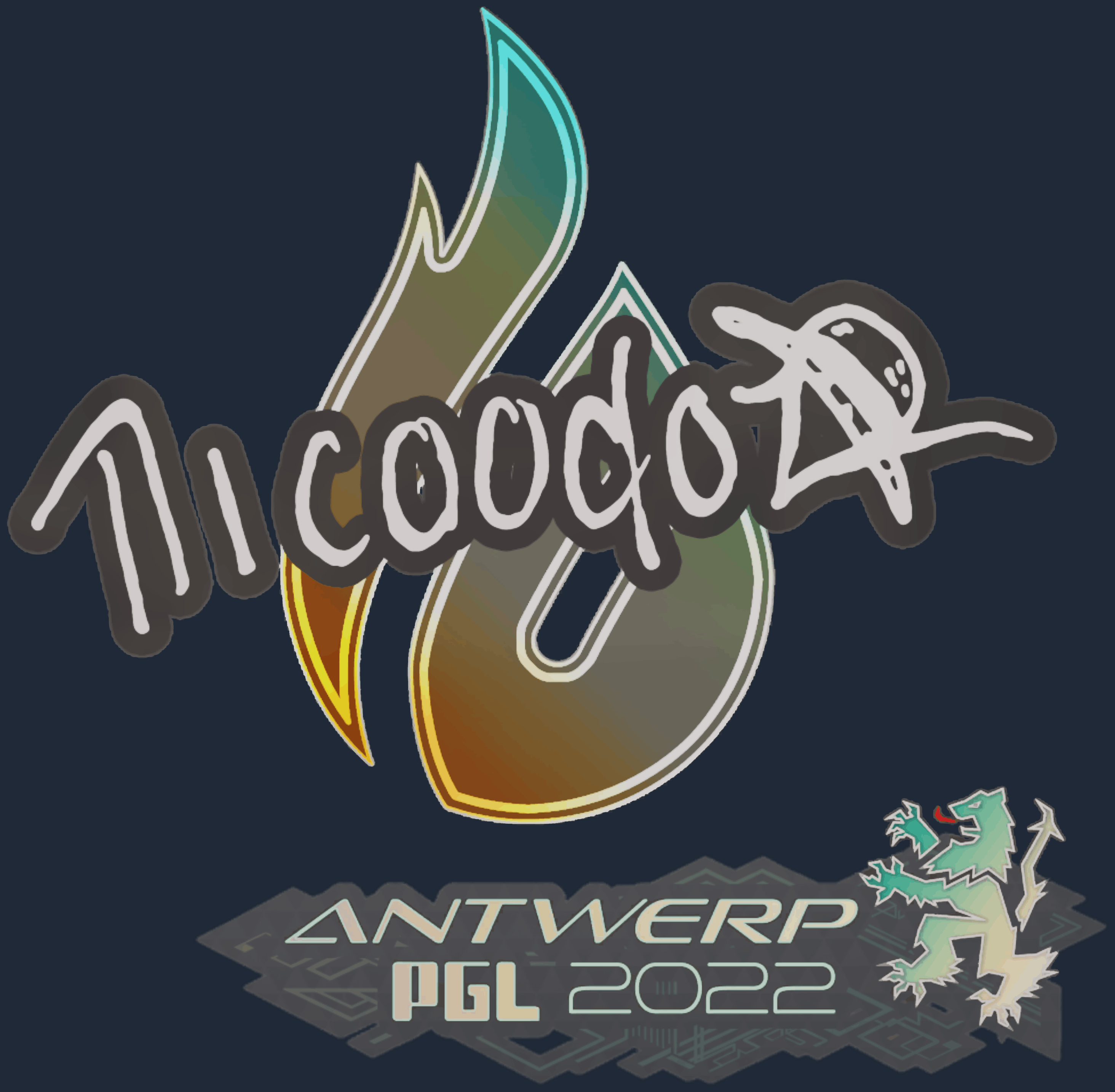 Sticker | nicoodoz | Antwerp 2022